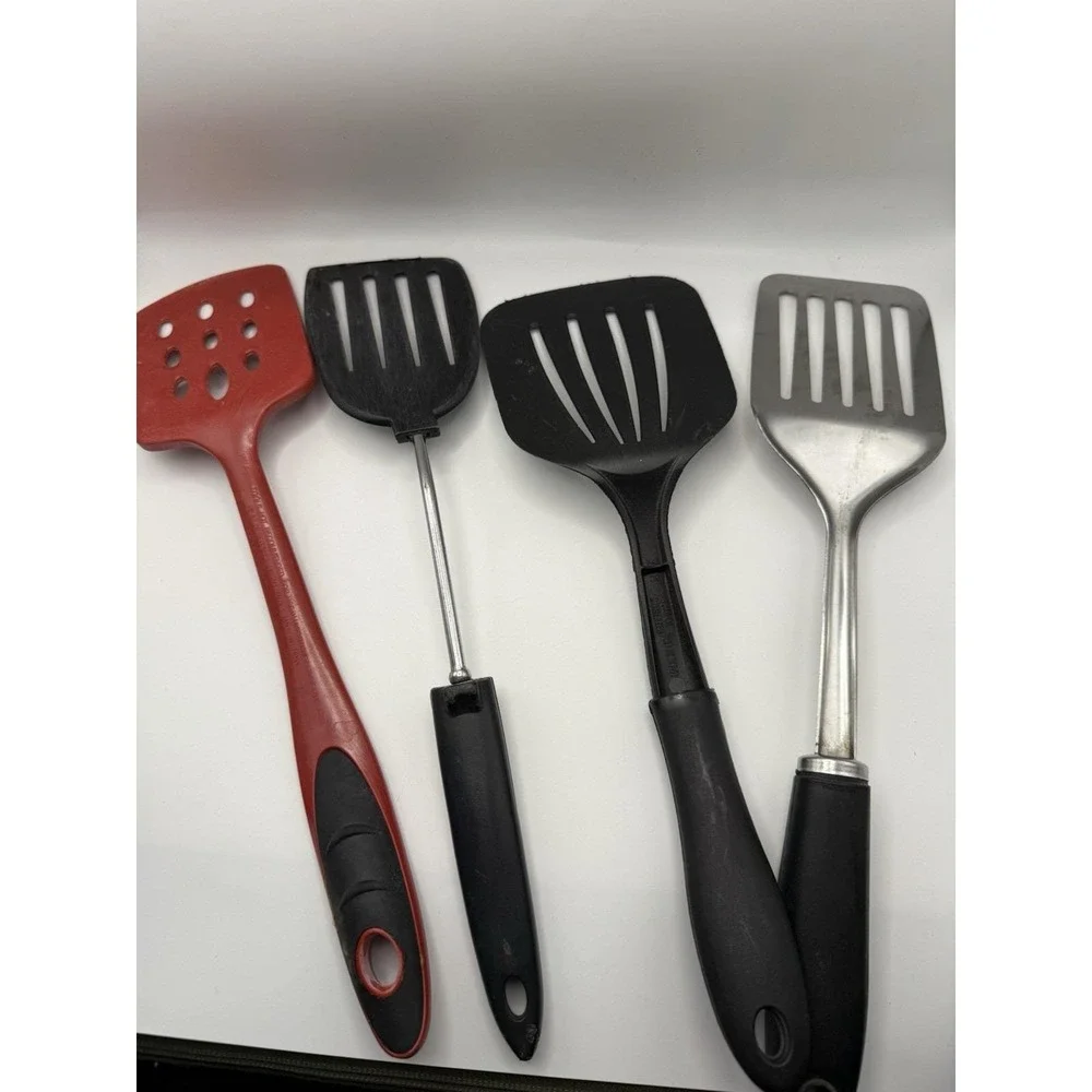 Lot Of 4 Vintage Cooking‎ Utensil Spatulas Melamine USA More